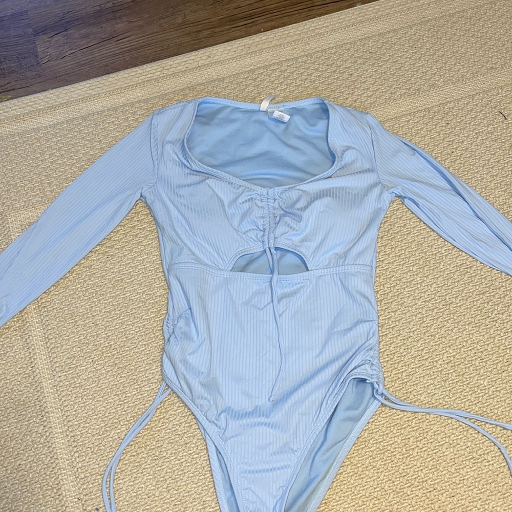 Celebrity Pink Swim l/s light blue